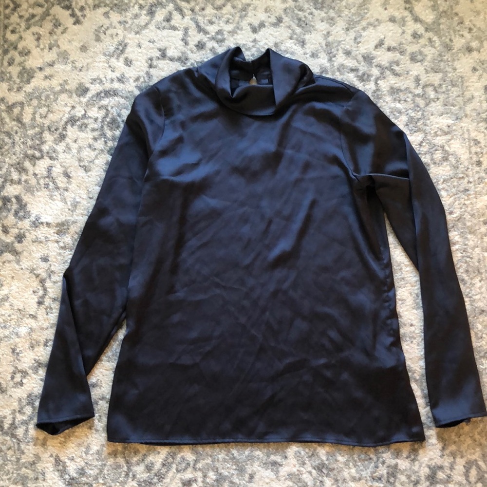 banana republic cowl/turtleneck blouse